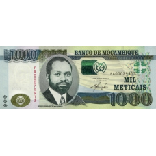 P154a Mozambique - 1000 Meticals Year 2011 (Polymer)